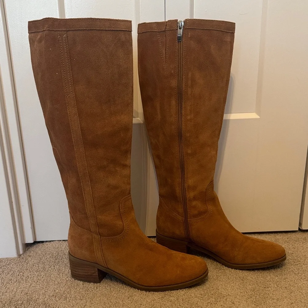 Marc Fisher Women's Over-The-Knee Suede Boots in Brown